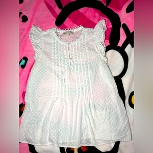 LOFT Ladies Swiss Dot Sheer Top.